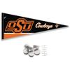 Oklahoma State Cowboys Pennant Flag and Wall Tack Mount Pads view 1