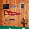 USC Trojans Pennant Flag and Wall Tack Mount Pads view 4