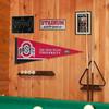Ohio State Buckeyes Pennant Flag and Wall Tack Mount Pads view 4