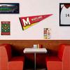 Maryland Terrapins Pennant Flag and Wall Tack Mount Pads view 3