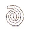 36-inch 4MM Micro-cut Small Petite Size Natural Super 7 Melody Stone Dainty Light Weight Mala Chakra Infinity Slip-on Style Beaded Necklace or Wrap Bracelet for Women. super 7 view 1
