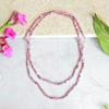 36-inch 4MM Micro-cut Small Petite Size Natural Super 7 Melody Stone Dainty Light Weight Mala Chakra Infinity Slip-on Style Beaded Necklace or Wrap Bracelet for Women. super 7 view 2