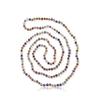 36-inch 4MM Micro-cut Small Petite Size Natural Super 7 Melody Stone Dainty Light Weight Mala Chakra Infinity Slip-on Style Beaded Necklace or Wrap Bracelet for Women. super 7 view 3