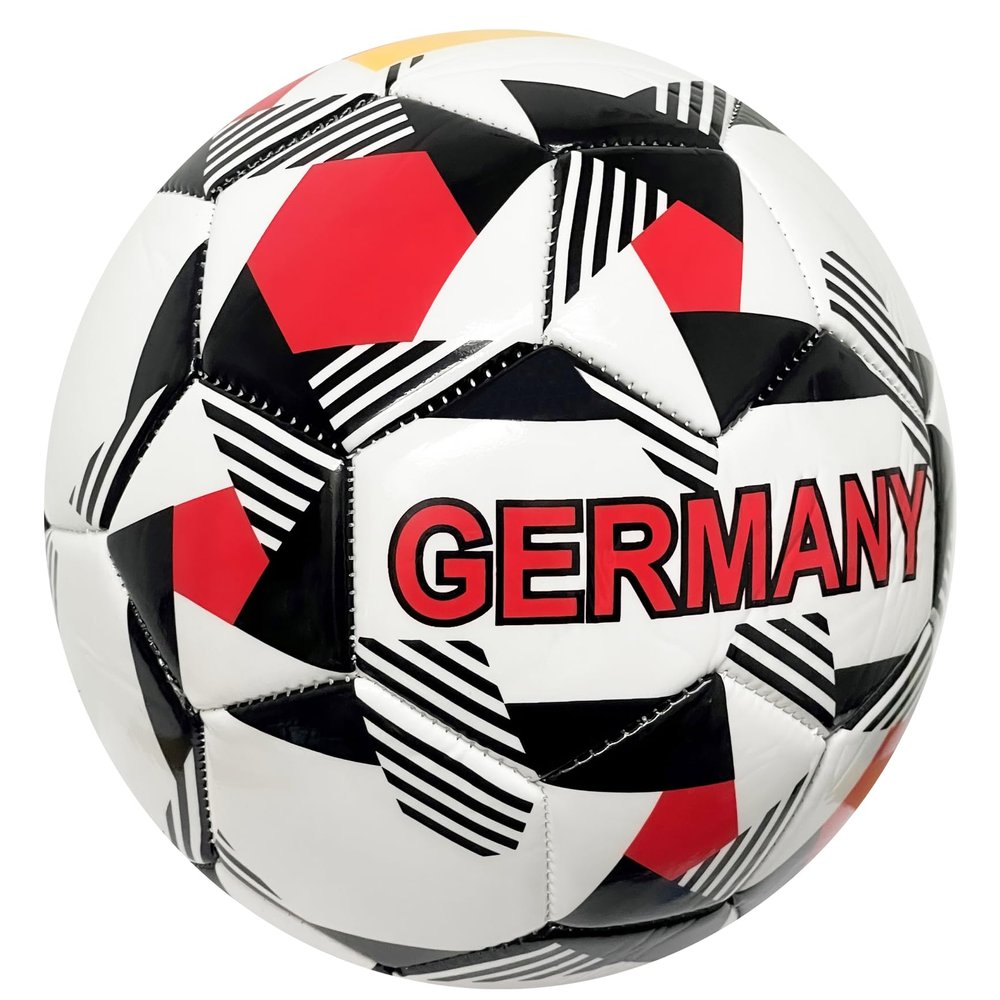 Icon Sports Germany Soccer Ball Size 4, Deutschland Germany White Country Flag Ball #4