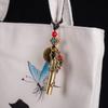 Angoily 3 pcs Elegant Retro Asking Chains Delicate Hanging Whistles Whistle Brass Design Pendant Ring Key Vintage Chain Lifeguard Dragon Car Survival with Emergency Outdoor Help view 3