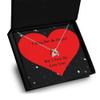 Wishbone Dancing Necklace I May Not Be Perfect But I Sure Do Love You Wishbone Dancing Necklace view 3