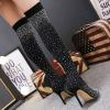 Sparkly Rhinestones Boots for Women 2022 Sexy Pointed Toe Stiletto High Heels over the Knee Boots Stretch Comfy Thigh High Boots Casual Shoes view 4