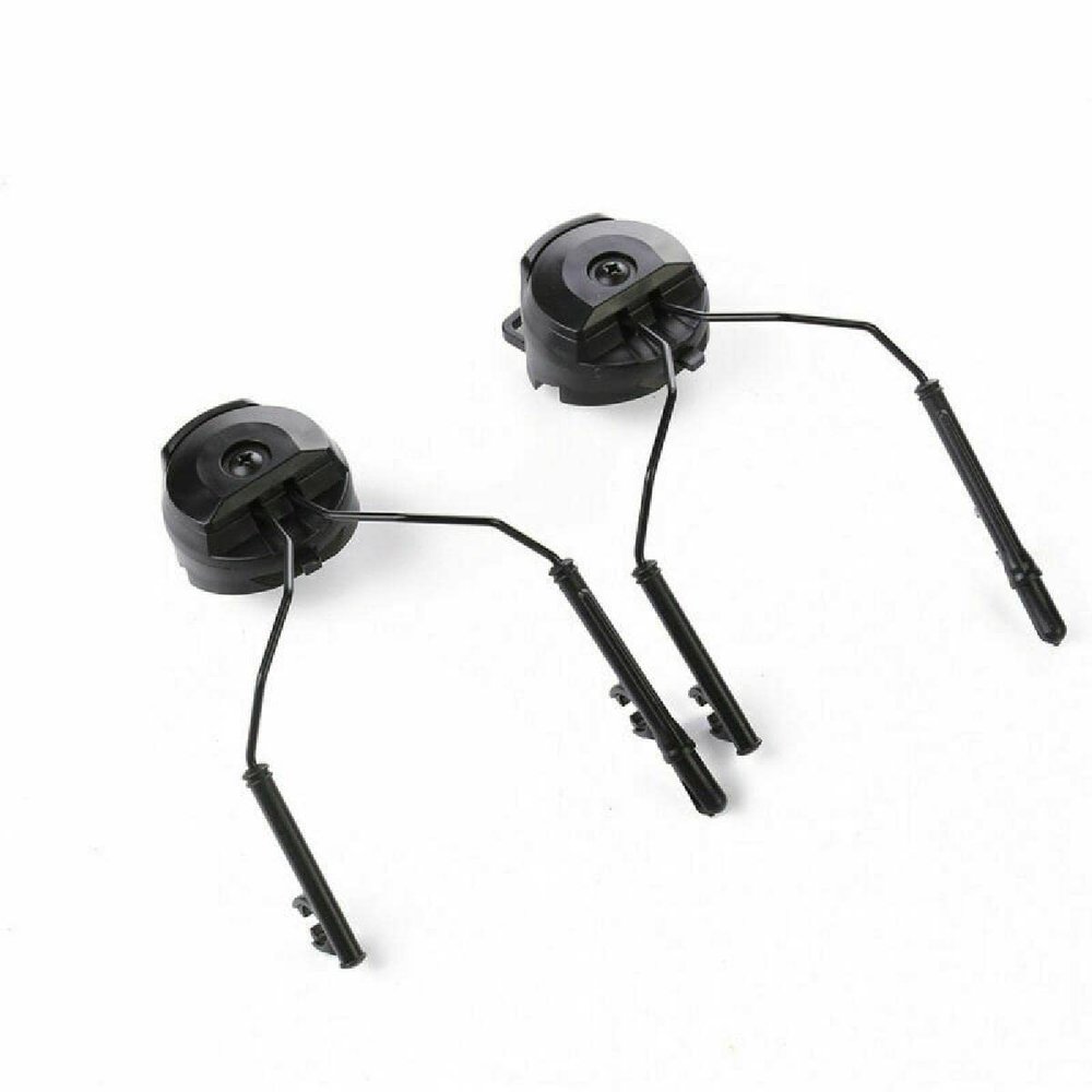 MOOKEENONE 2* Nylon Helmet Headset Rail Adapter Tactical Military Headset Rail Adapter