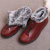 Winter Snow Boots for Women 2022 Fashion Round Toe Soft Sole Plus Velvet Warm Slip on Ankle Booties Comfortable Casual Zipper Non-slip Shoes view 4
