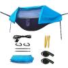 KIZQYN Swing Set Camping Hammock (with Net) - for Camping Hiking Backpack, Ultra Lightweight Outdoor Travel Hammock Swing Seat view 1