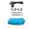 KIZQYN Swing Set Camping Hammock (with Net) - for Camping Hiking Backpack, Ultra Lightweight Outdoor Travel Hammock Swing Seat view 3
