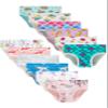 Cadidi Dinos Girls' Cotton Panties Big Girls Soft Underwears Kids Mermaid Briefs (Pack of 12) Size 10 view 1