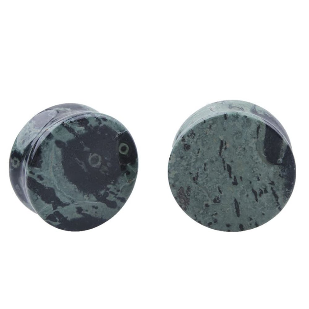 1 Pair Stone Plugs Gauges, 6 MM Gauges for Ears, Ear Expansion Stretchers Piercing, Ear Expander Stretching Set