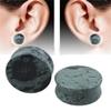 1 Pair Stone Plugs Gauges, 6 MM Gauges for Ears, Ear Expansion Stretchers Piercing, Ear Expander Stretching Set view 3