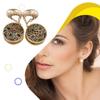 1Pairs Stainless Steel Pulley hollow pendant Ear Gauges Plugs Tunnels Expanders Stretcher Double Flared Piercing Body Jewelry Easy to Wear & Comfortable Earrings view 3