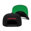 Mitchell & Ness Chicago Bulls NBA The Finals Snapback Hat Adjustable Cap - Black/NBA Finals 1991 Side Patch view 4