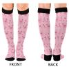 Wusikd Cute Pigs Hearts Compression Socks for Women and Men Circulation Long Socks for Athletic Running 1 view 4