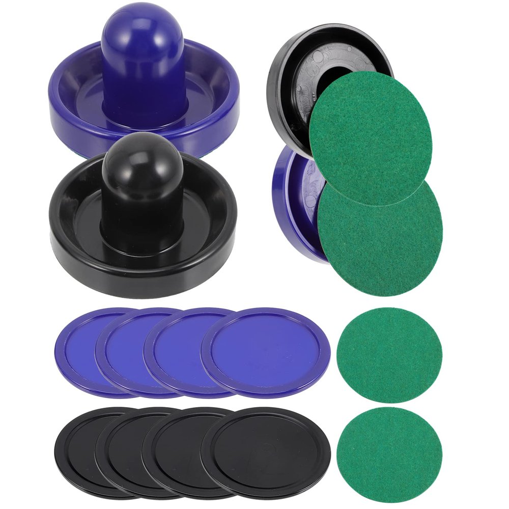 1set Air Hockey Pucks Includes Paddles Paddles and Replacement for Tabletop Hockey Games and Indoor Fun Activities