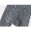 QinCiao Toddler Baby Girls Fleece Lined Knitted Leegings Tights Warm Solid Stretch Pants Bottoms Dark Gray 2-3 Years view 4