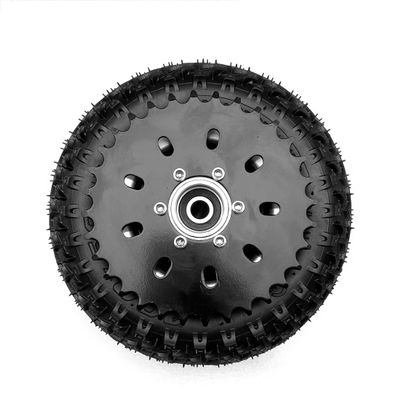 8 Inch Double Wheel With 16 Teeth Sprocket Gear Compatible With #410 Chain Components For Cart Flatbed Tricycle Scooter(wheel and 32T gear)