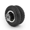 8 Inch Double Wheel With 16 Teeth Sprocket Gear Compatible With #410 Chain Components For Cart Flatbed Tricycle Scooter(wheel and 32T gear) view 2
