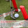 Golf Swing Training Aid Improve Your Swing Rotate and hit The Golf Ball to Practice Straight Fade and Draw line view 4