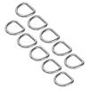 316 Stainless Steel D Ring, Marine D Buckle Ring 10 PCS Seamless Welding Slippy for Kayak(30x27x6mm/1.2x1.1x0.2in) view 1