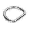 316 Stainless Steel D Ring, Marine D Buckle Ring 10 PCS Seamless Welding Slippy for Kayak(30x27x6mm/1.2x1.1x0.2in) view 4