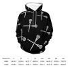 Lacrosse Sticks Crossed Hoodie Pullover Hooded Sweatshirt Casual Sweater Tops with Pocket for Men Women M view 2