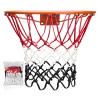 XXXYYY Red White and Black Basketball Net Replacement Heavy Duty, 2022 Professional On-Court Quality [6.88Ounce], Fits Outdoor Indoor Standard Rim, All Weather Anti Whip -12 Loops view 1
