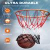 XXXYYY Red White and Black Basketball Net Replacement Heavy Duty, 2022 Professional On-Court Quality [6.88Ounce], Fits Outdoor Indoor Standard Rim, All Weather Anti Whip -12 Loops view 2
