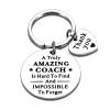 Gift for Coach Appreciation Gift for Men Women FootBall Soccer Basketball Coach Keychain Thank You Gifts for Volleyball Baseball Swim Dance Violent Piano Coach Birthday Retirement Going Away Gifts view 1