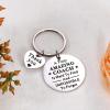 Gift for Coach Appreciation Gift for Men Women FootBall Soccer Basketball Coach Keychain Thank You Gifts for Volleyball Baseball Swim Dance Violent Piano Coach Birthday Retirement Going Away Gifts view 2