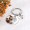 Gift for Coach Appreciation Gift for Men Women FootBall Soccer Basketball Coach Keychain Thank You Gifts for Volleyball Baseball Swim Dance Violent Piano Coach Birthday Retirement Going Away Gifts view 3