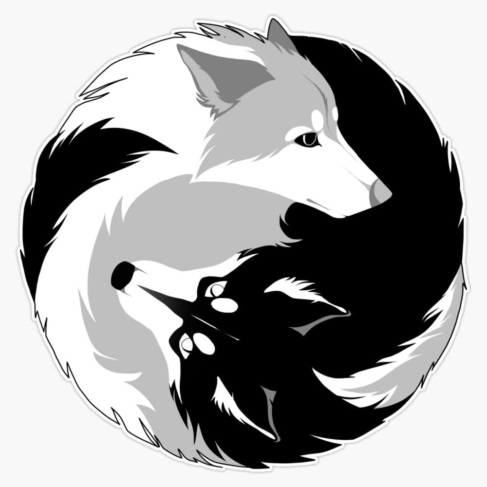 Husky Love Vinyl Sticker Laptop Decal Waterproof 5"