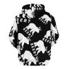 Bear Deer Beer Hoodie Pullover Hooded Sweatshirt Casual Sweater Tops with Pocket for Men Women S view 3
