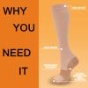 fenglaoda 8 Pairs Compression Socks for Men & Women 20-30 mmHg Knee High Nurse Pregnant Running Medical and Travel Athletic(L/XL,Multi19) view 2