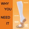 fenglaoda 8 Pairs Compression Socks for Men & Women 20-30 mmHg Knee High Nurse Pregnant Running Medical and Travel Athletic(L/XL,Multi16) view 2