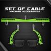 Yes4All Long Speader Pull Down Bar, Seven Grip Level Design for Home Gym, Long Bar Cable Machine Attachment view 4