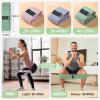 3 Levels Booty Bands Set, Resistance Bands for Working Out, Exercise Bands for Women Legs and Butt, Yoga Starter Set view 3