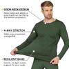 HEROBIKER Long Johns Thermal Underwear for Men Skiing Winter Warm Hunting Gear Base Layer Set Fleece Lined Top Bottom Green XX-Large view 2