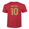 Belgium Soccer #10 Michael World Football Fans Boys Girls Youth T-Shirt (Red, Youth Small) view 3