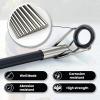 FishTrip Rod Tip Repair Kit Fishing Rod Tips Replacement Kit Stainless Steel Ceramic Guides Ring Fishing Pole Eyelets Repair Kit (Silver) view 3