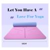 REJOON TPE Yoga Mat Bicolor 61/68 Widened Non-Slip Posture Line Yoga Mat view 4