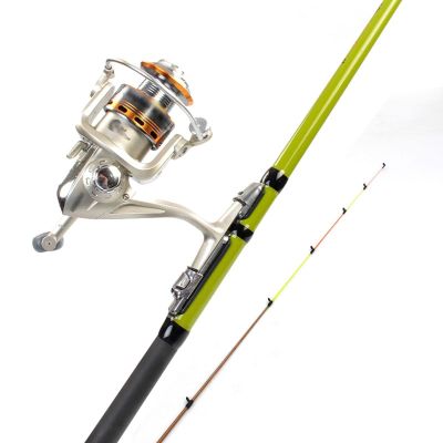 UNNS Telescopic Fishing Rod Telescopic Fishing Rod and Metal Reel Combo Set Fishing Pole for Travel Saltwater Freshwater Boat Fishing Beginners Fishing Rods (Color : A, Size : 1.3M)