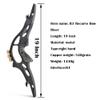 19" ILF Recurve Bow Riser Takedown Recurve Bow Handle Archery American Hunting Shooting (Grey-Green) view 3