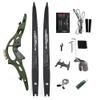 62 Takedown ILF Recurve Bow 30-60 Lbs Archery American Hunting Bow with Gordon Limbs for Adult Competition Athletic Bow Right Hand Archery Recurve Bow Accessory Set (30 Lbs, Green) view 1