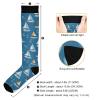 Wusikd Sailing Anchors Compression Socks for Women and Men Circulation Long Socks for Athletic Running 1 view 4