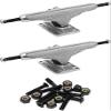 Caliber Trucks Standard Polished Skateboard Trucks - 5.25" Hanger 8.0" Axle with 1" Raven Black Hardware - Bundle of 2 items view 1