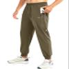 NORTHYARD Men's Athletic Running Pants Lightweight Workout Joggers Quick Dry Gym Sweatpants Active Sports Track Training DARKKHAKI S view 1